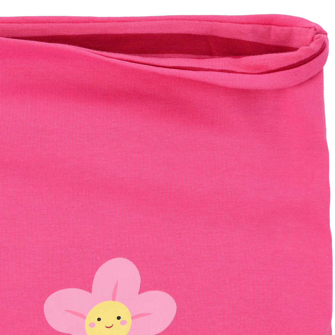 Topolino Mädchen Rundschal mit Blumen-Motiv pink