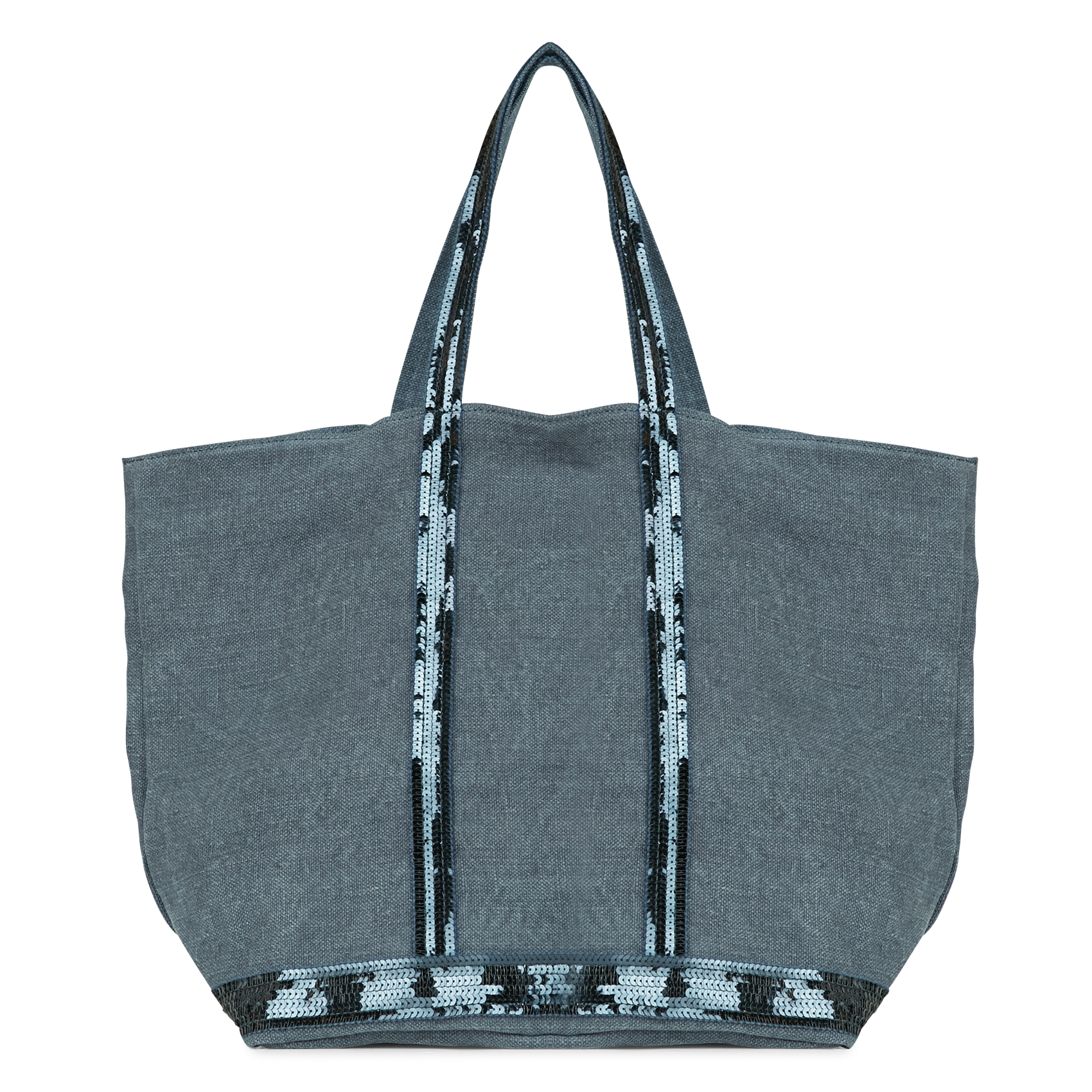 Cabas L en lin | Jean brut
