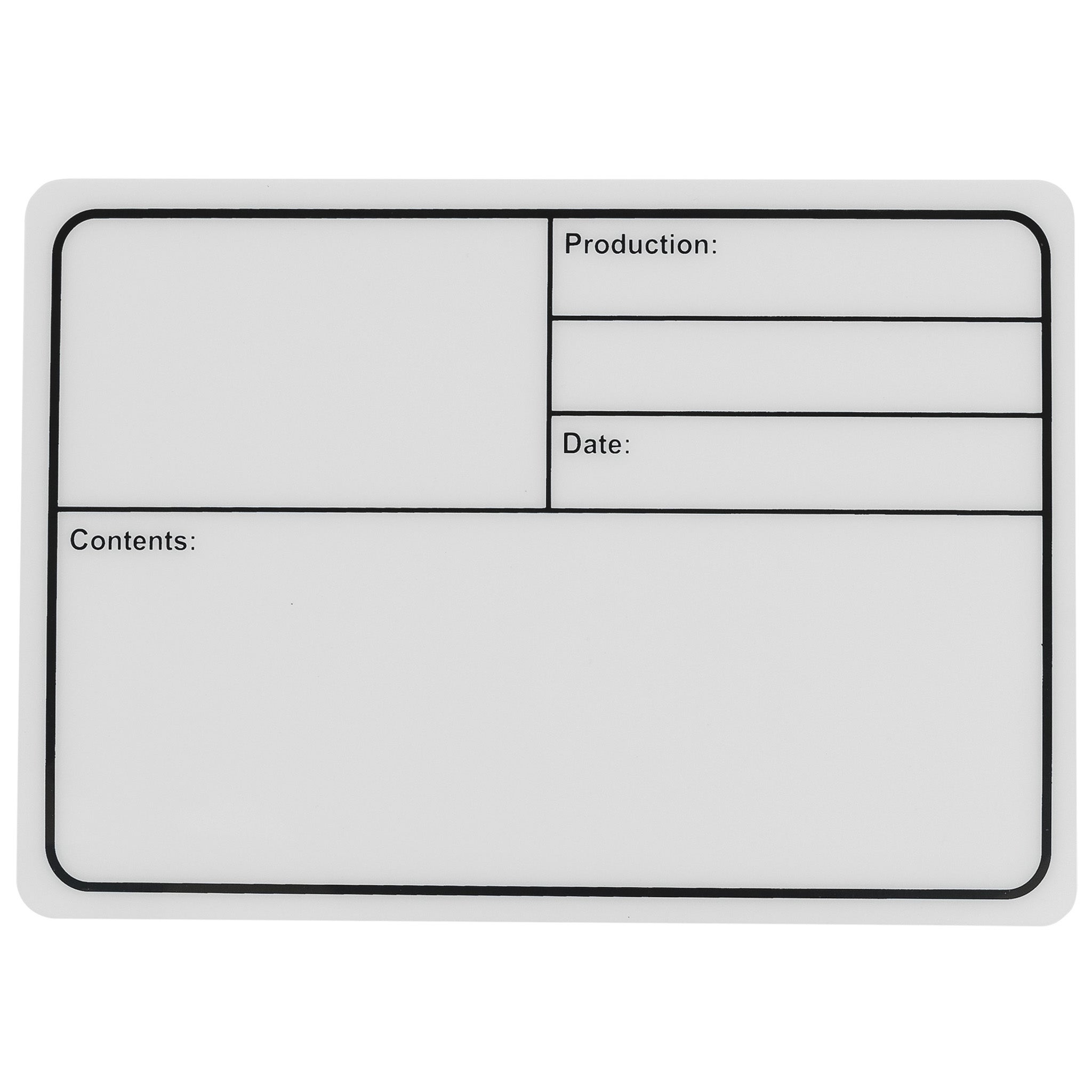 Showgear flightcase label 177 x 127 mm