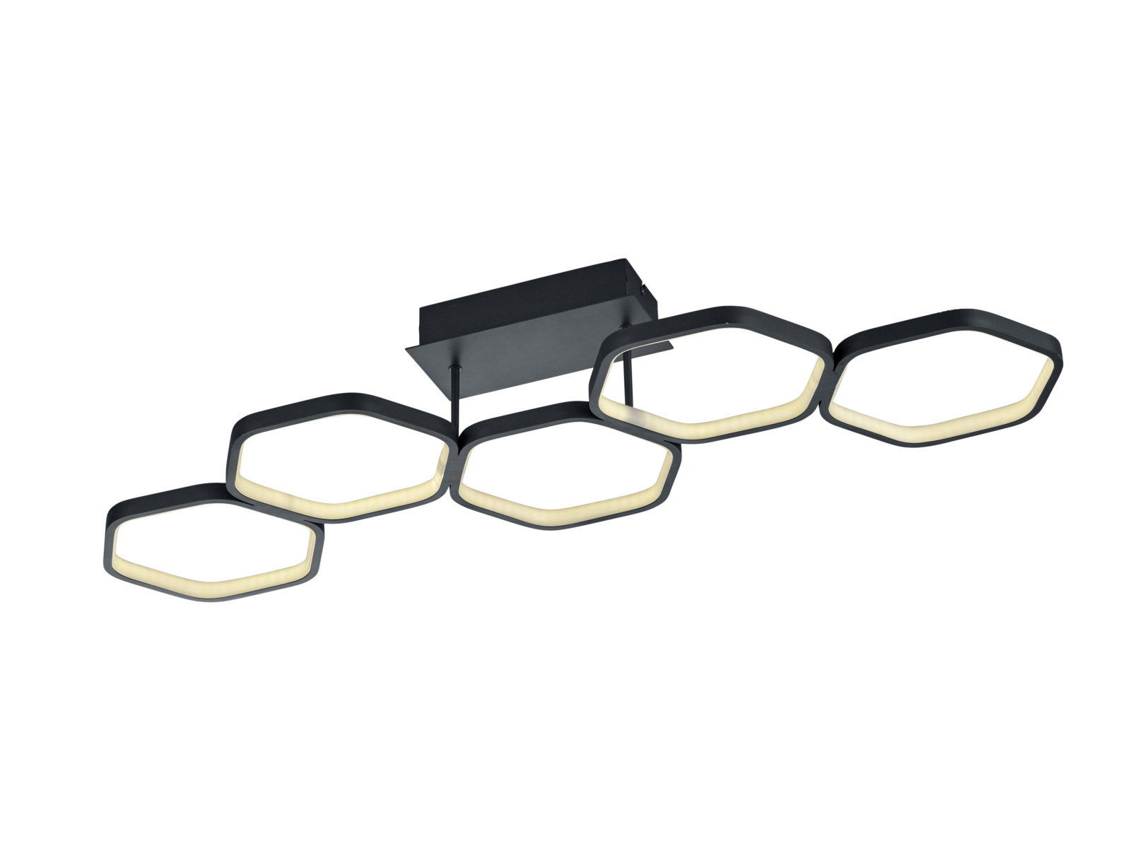 LED-Deckenleuchte - anthrazit - dimmbar