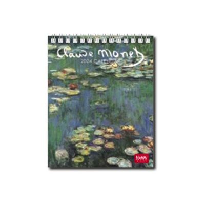 Legami Photo Collection - Calendrier 2024 - 12 x 14,5 cm - Claude Monet