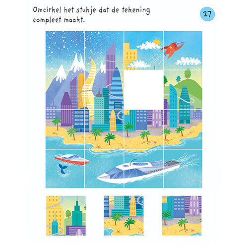 Uitgeverij usborne spelletjesboek superhelden