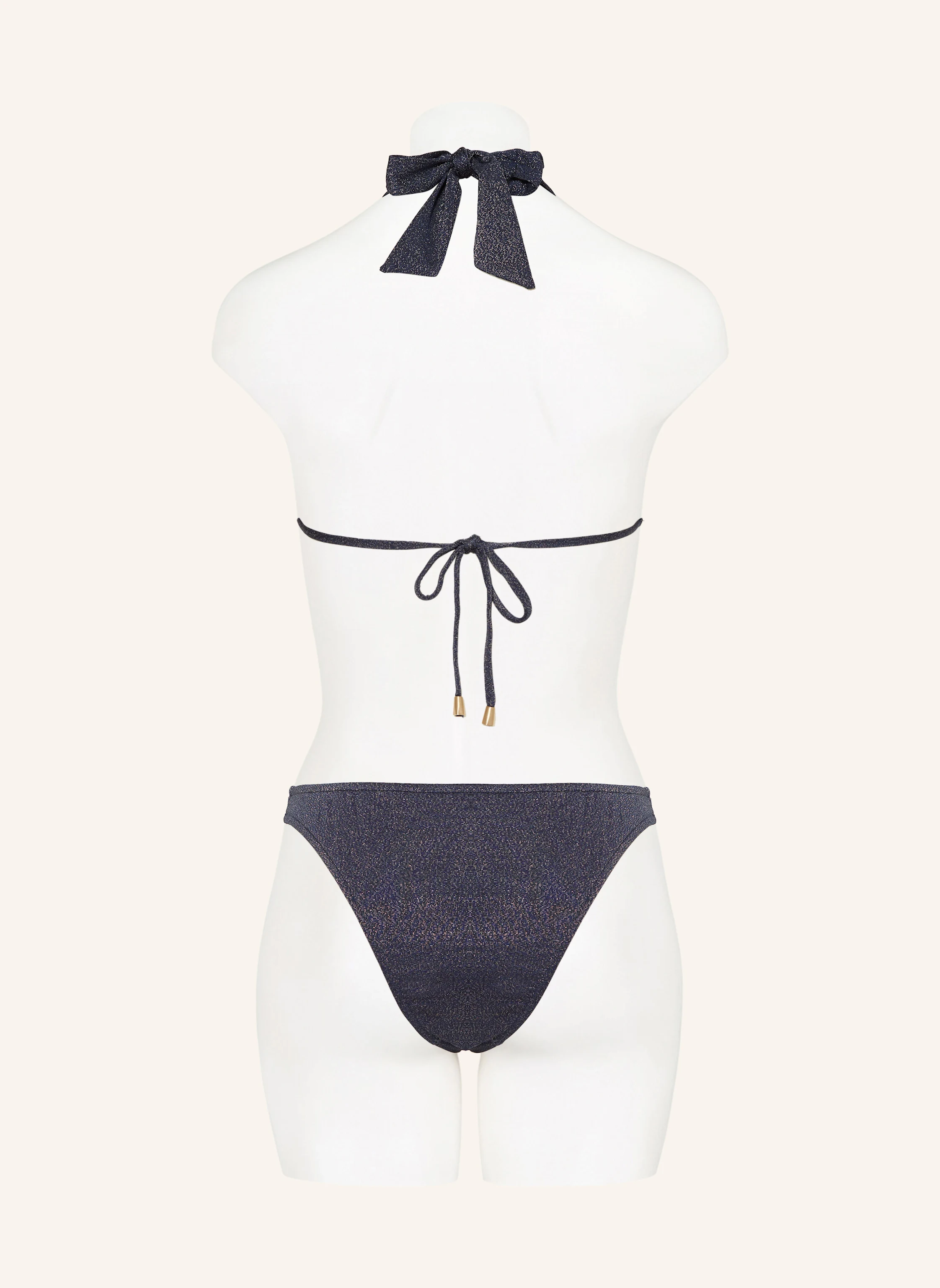 SEAFOLLY Triangel-Bikini-Top POOLSIDE mit Glitzergarn