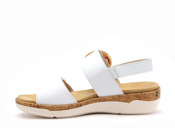 Remonte nu pieds plats femme r6853 blanc