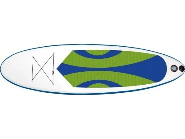 Restparti: CS Aqua SUP Board - Stand Up Paddleboard - 300x83x15 cm - Green/Blue