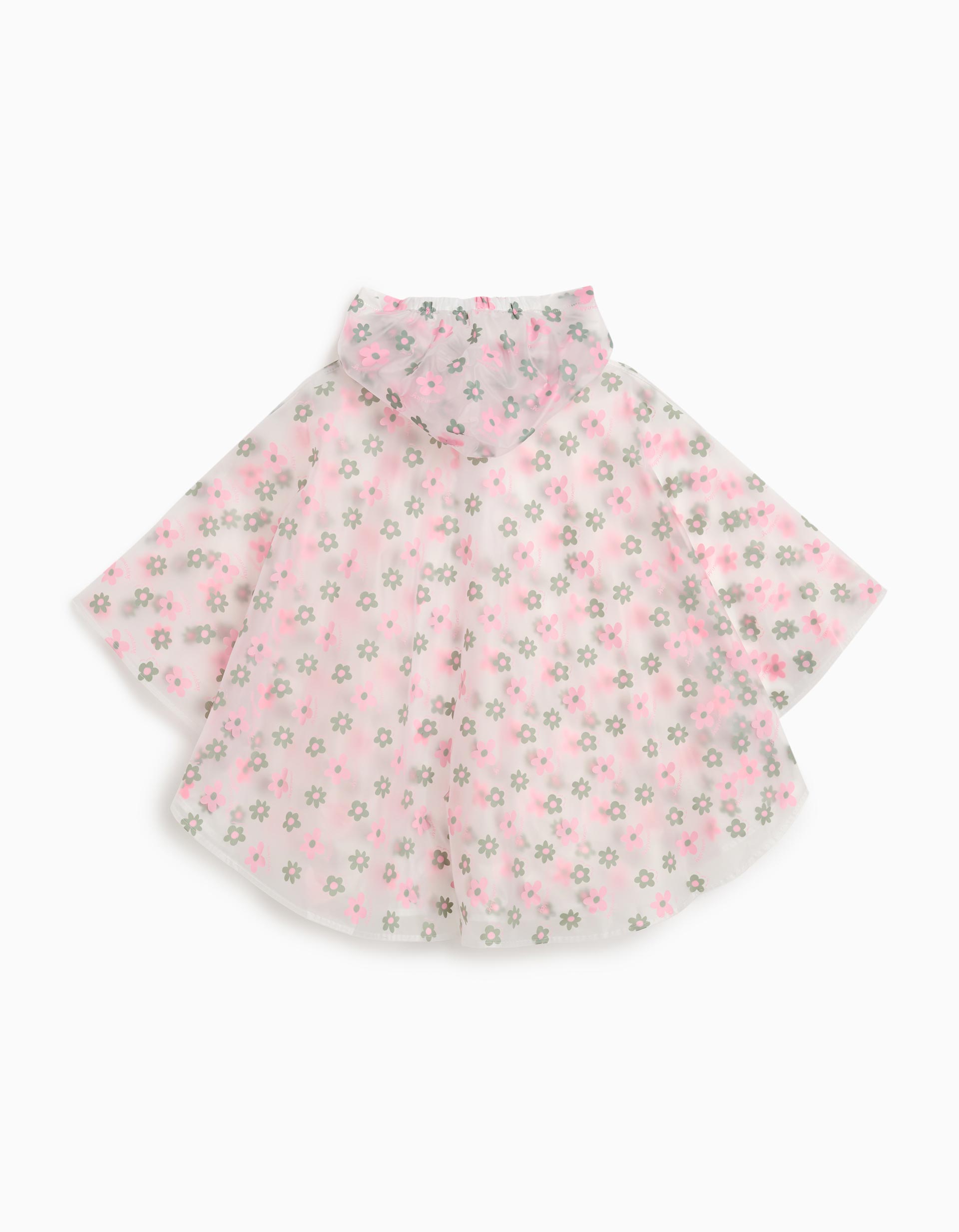 Poncho Impermeável, Menina, Branco