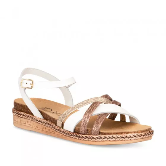 Sandales BLANC MEGIS CASUAL