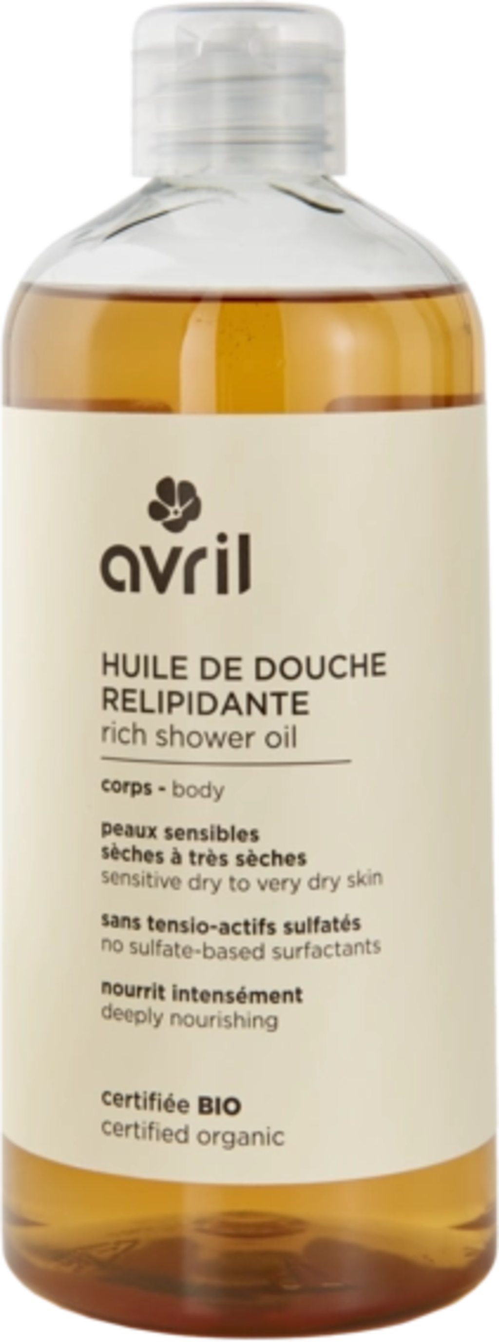 Avril  Rich Shower Oil, 500 ml