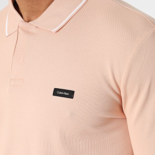 Polo Manches Courtes Stretch Piqué 0596 Saumon
