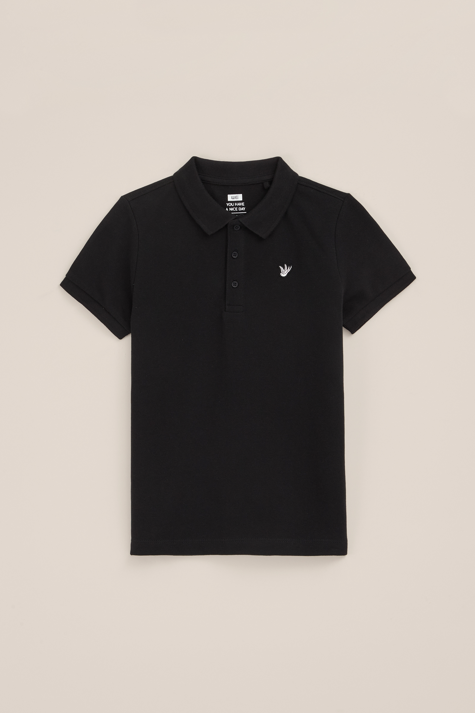 Jongens polo WE Fashion Zwart