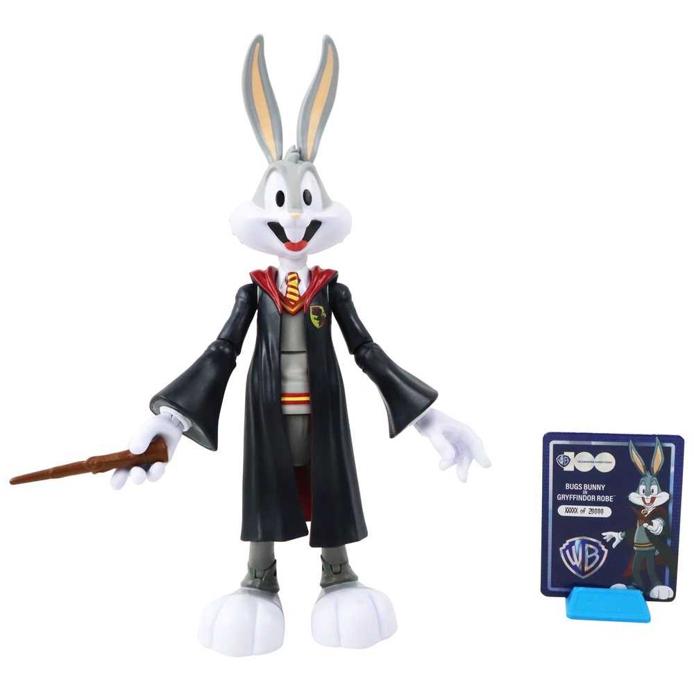Warner Brothers 100 18cm Bugs Bunny in Gryffindor Robe Actionfigur