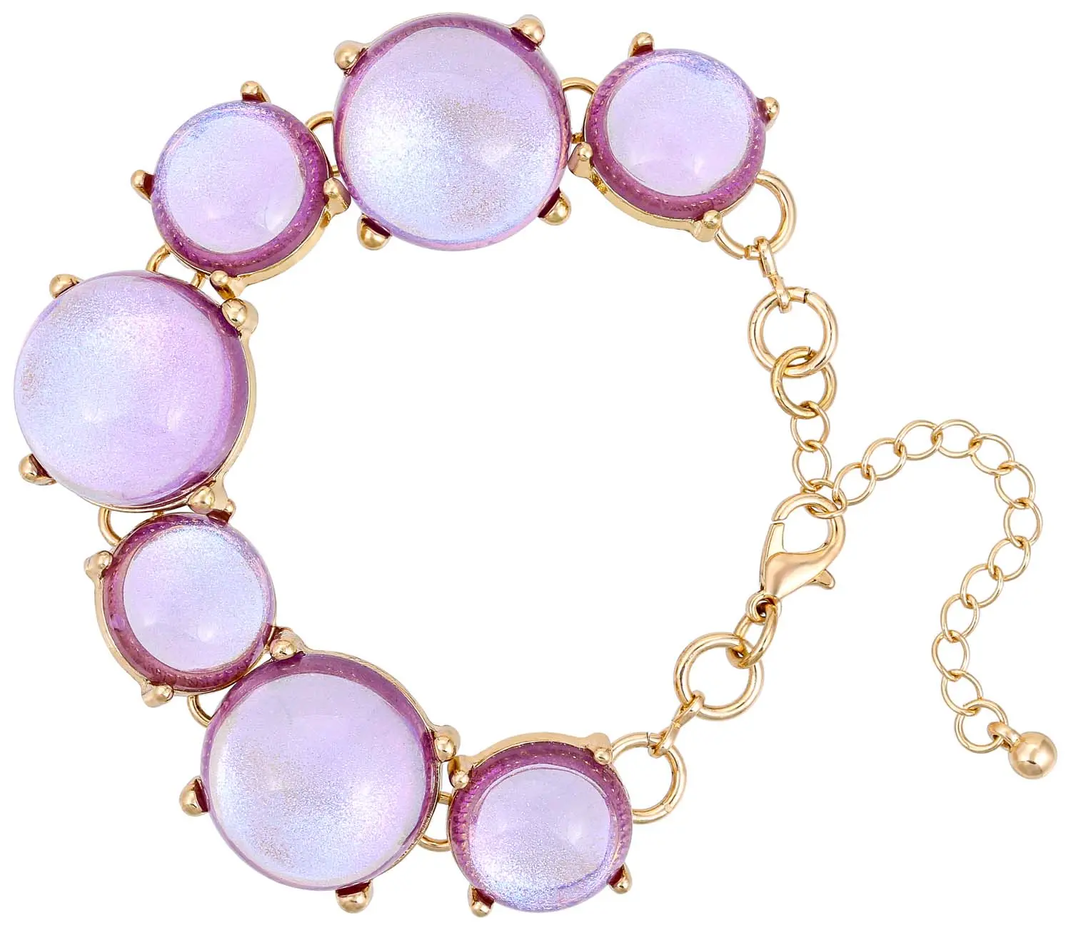 Armband - Lavender Glitter