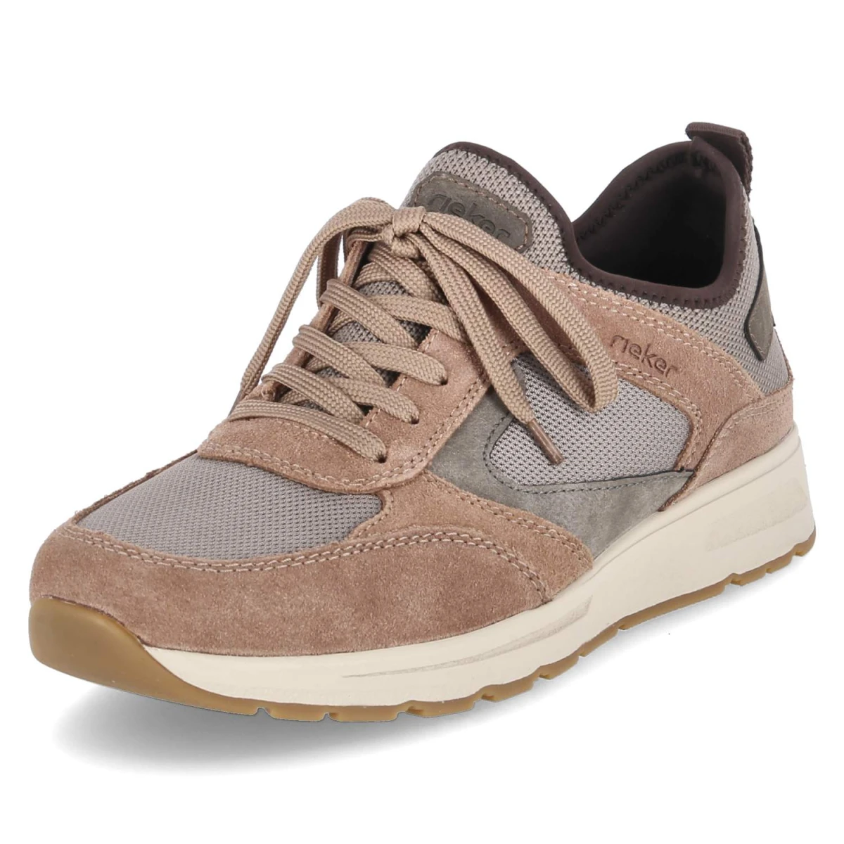RiekerLow Sneaker - fango/stone/dunst/kaffee/seal/