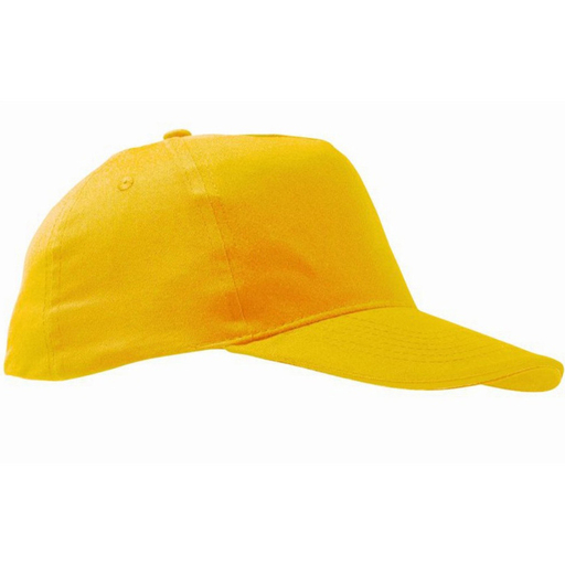 Gorro de 5 painéis, modelo Sol de verão/esportes.