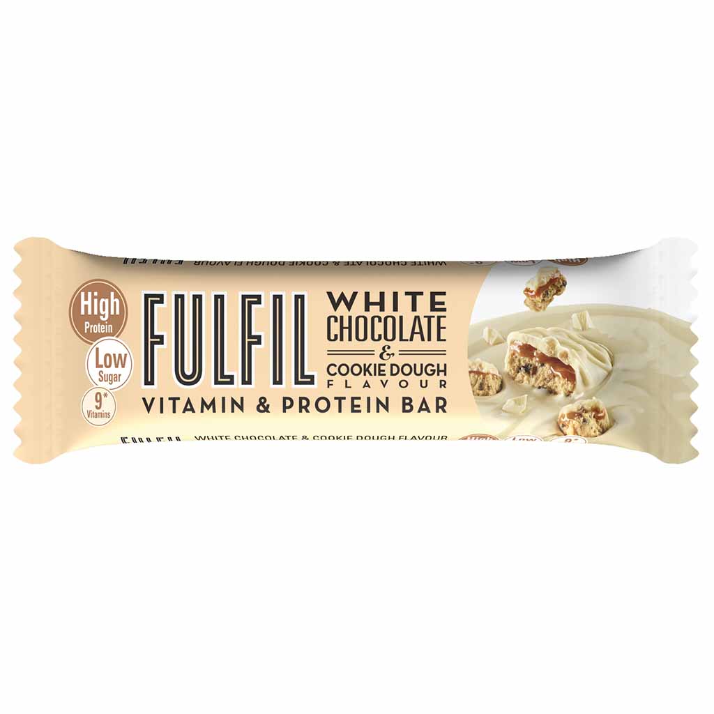 Fulfil Vitamin & Protein Riegel weisse Schokolade Cookie & Creme Geschmack 15x55g = 825g MHD:22.2.25