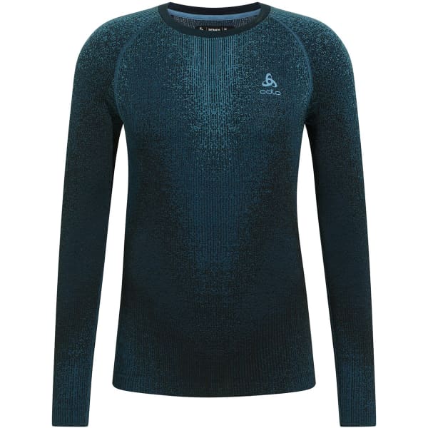 T-shirt thermique ODLO PERFORMANCE WARM BLACKCOMB BL TOP CREW NECK L/S PROVINCIAL BLUE