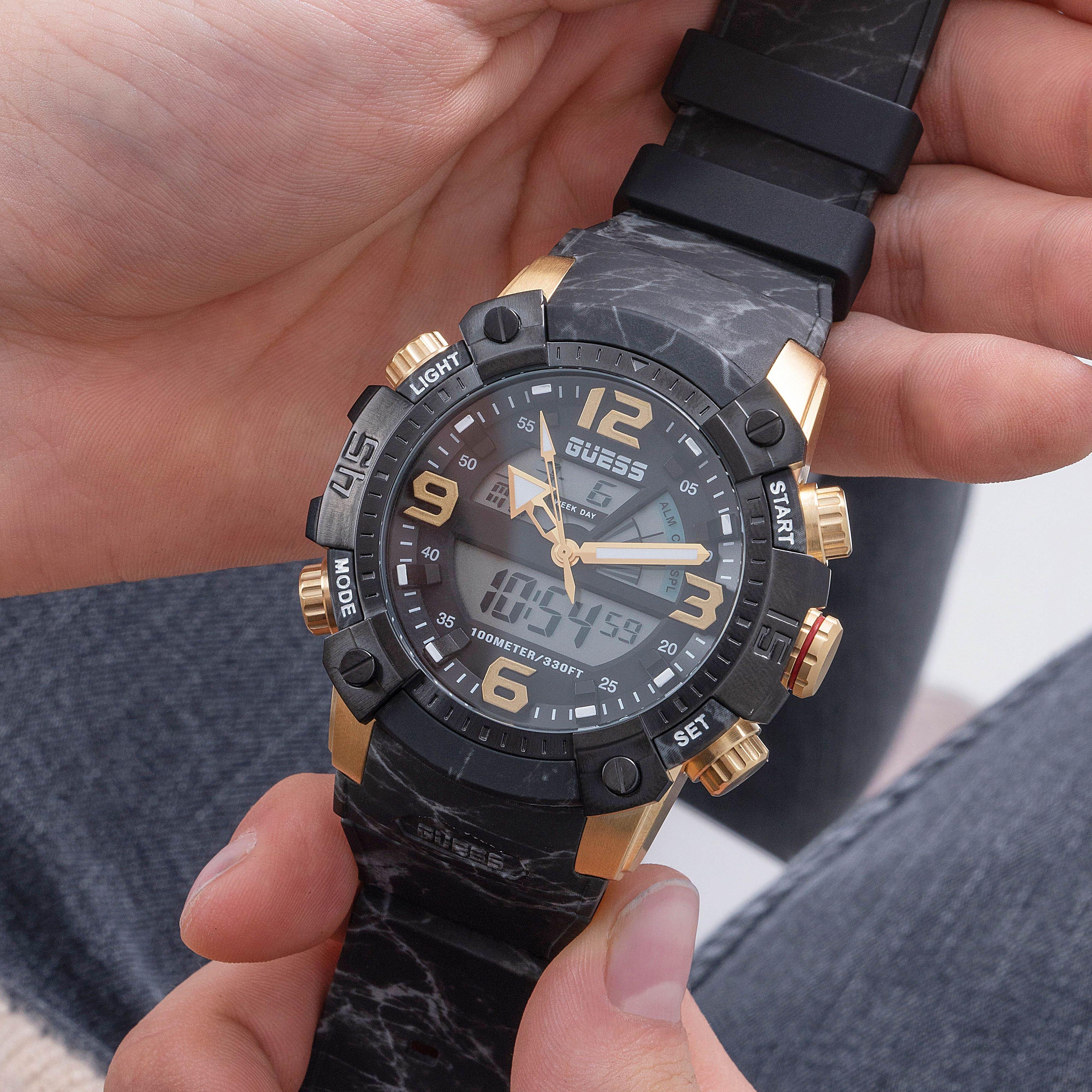 Guess Gents Guess Slate Active Life Watch GW0421G2
