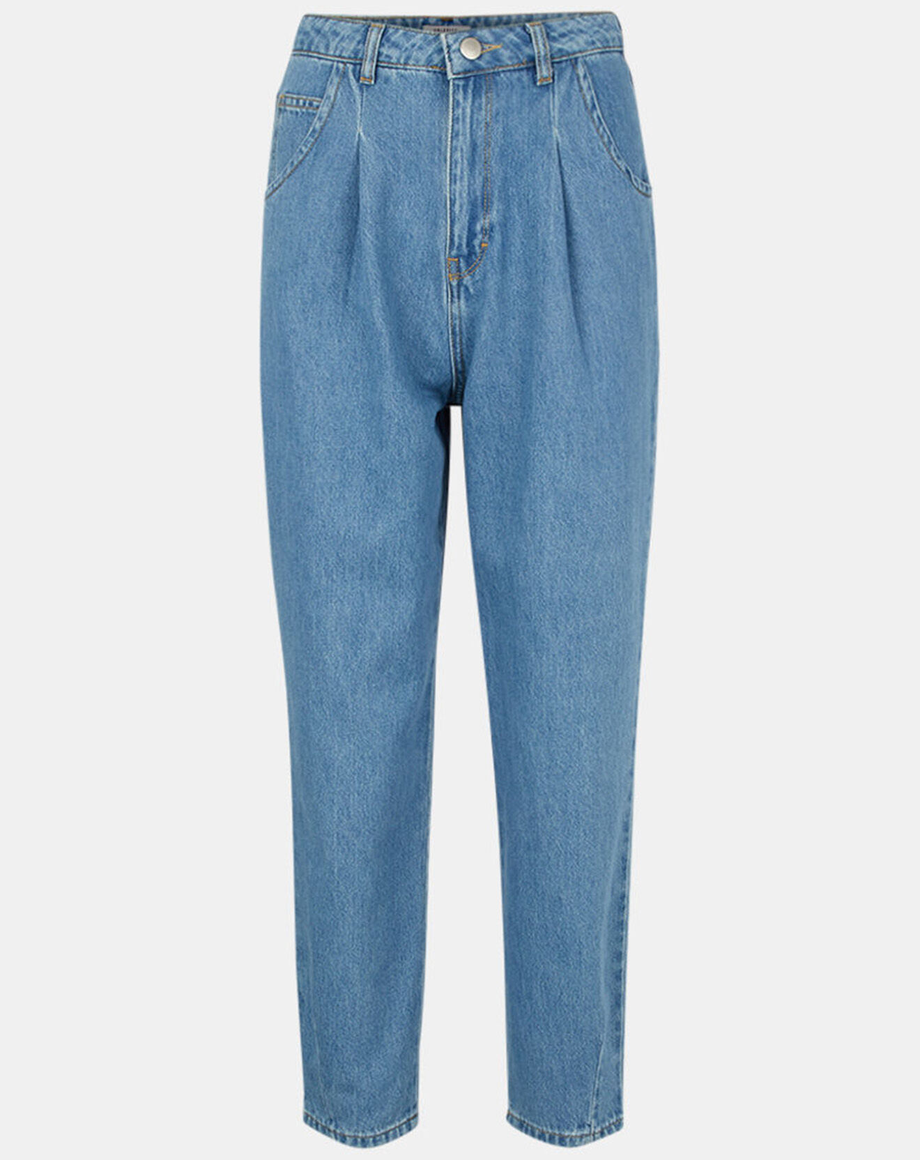 Galeries Lafayette Jean 7/8 ajusté en Coton Baloon bleu foncé