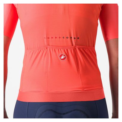 Maillot Manches Courtes Femme Castelli Aero Pro 7.0 Rose
