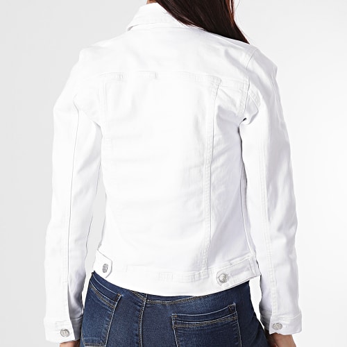 Veste Jean Femme Trudy Blanc