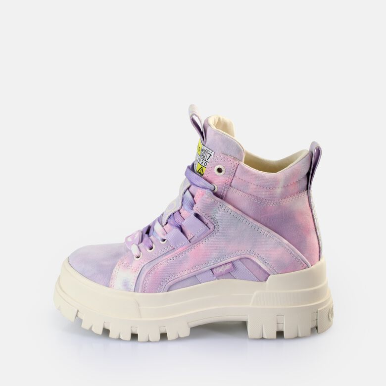 Aspha NC Mid Bottines véganes, tie dye lavande