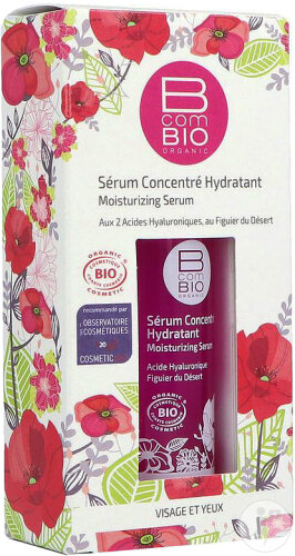 BcomBio Organic Sérum Concentré Hydratant Visage Et Yeux Bio 30ml