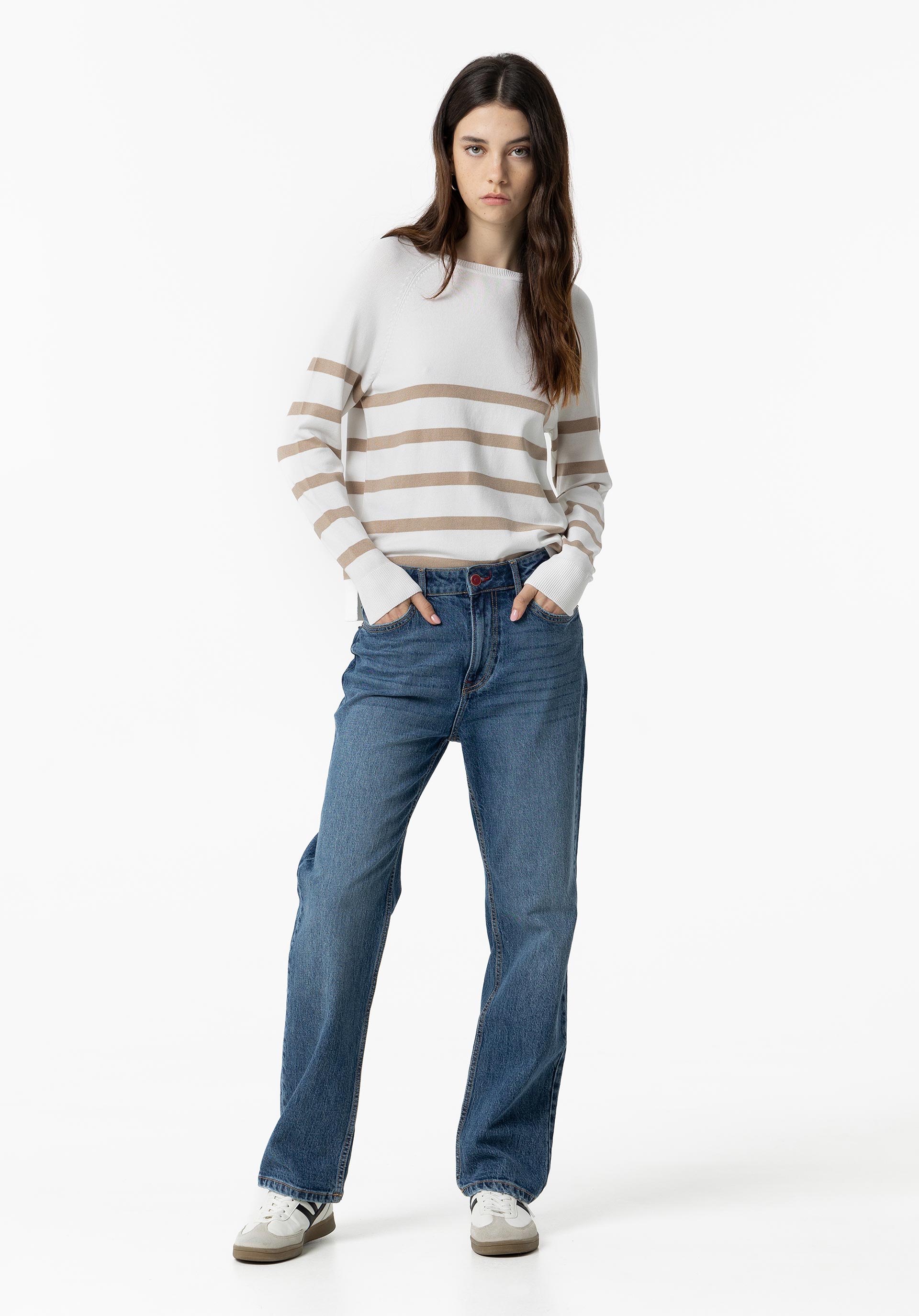 Camisola de Malha às Riscas