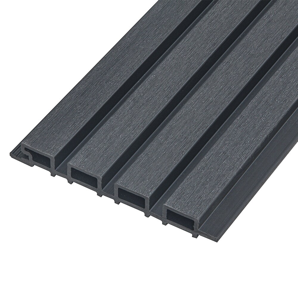 WPC Fassadenverkleidung DUVAR - Anthrazit, 2m²