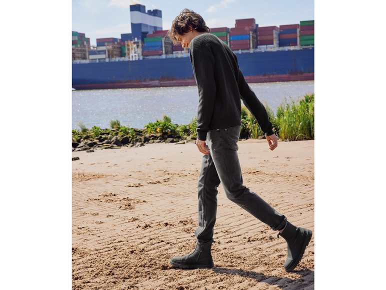 Heren gebreide pullover