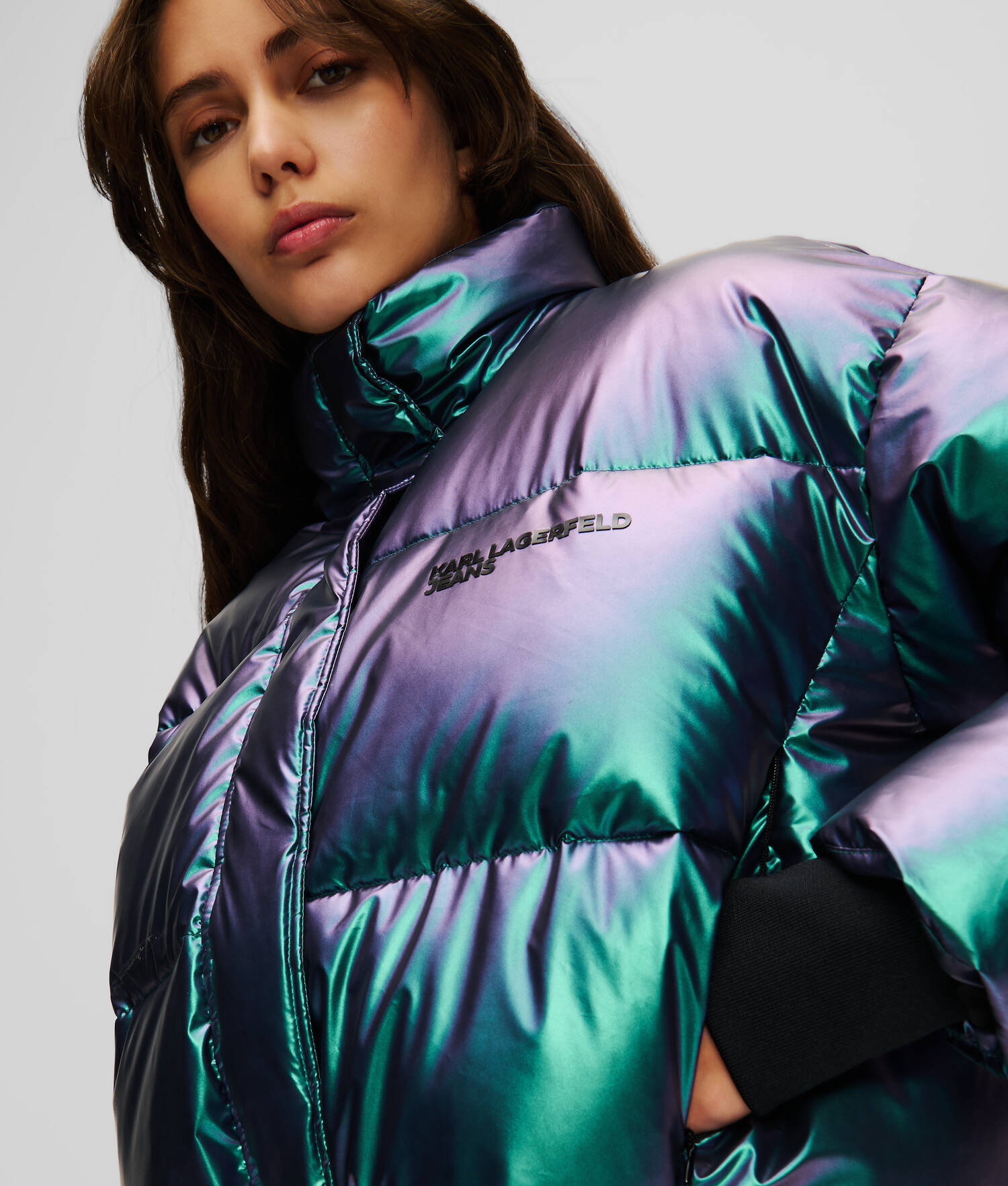 VESTE MATELASSÉE CROPPED IRISÉE KLJ
