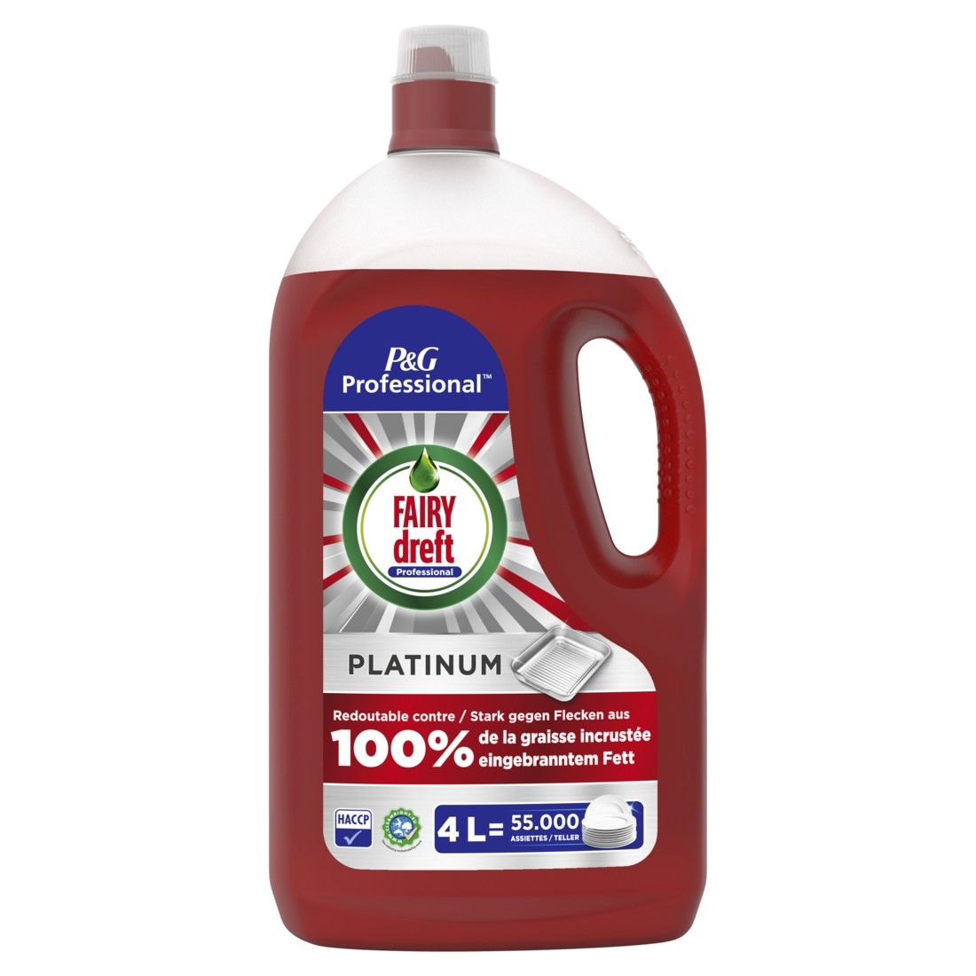 Dreft Fairy Professional Platinum Handafwasmiddelen Baked On Grease (4000 ml)