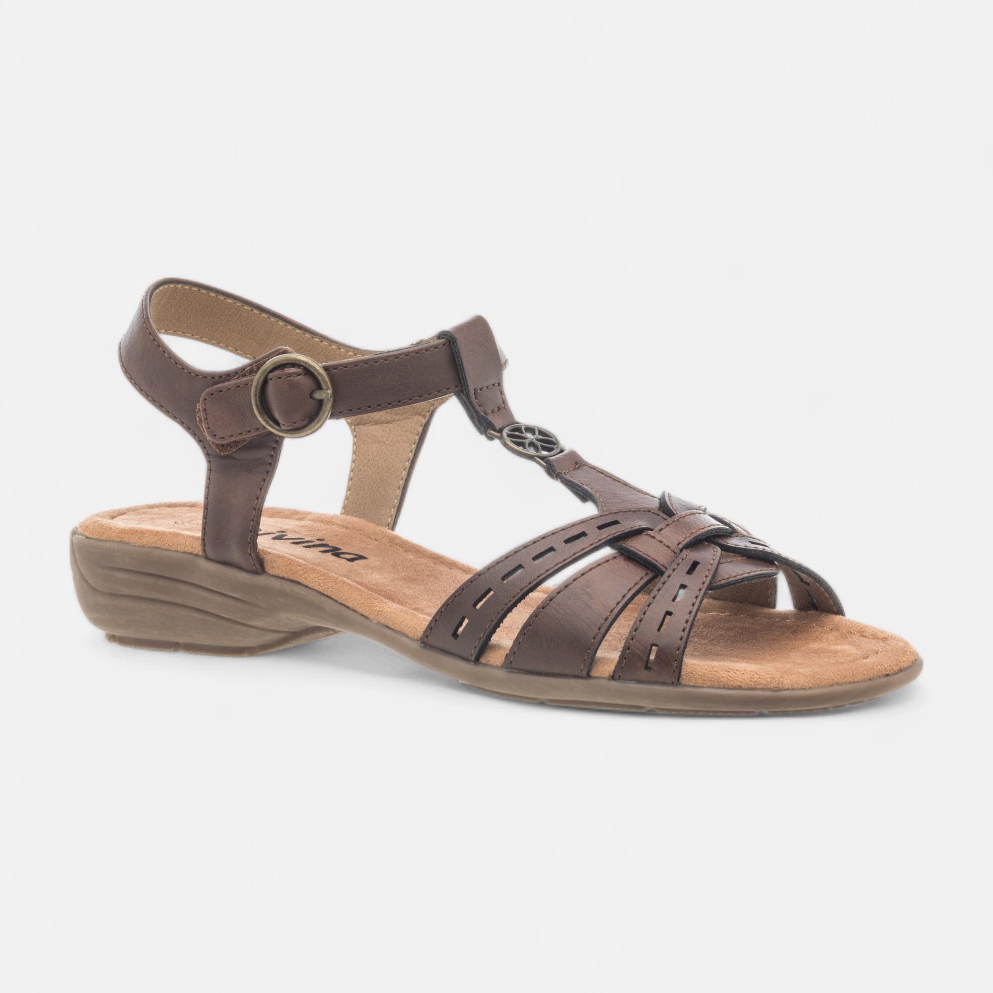 Sandales Femme cognac