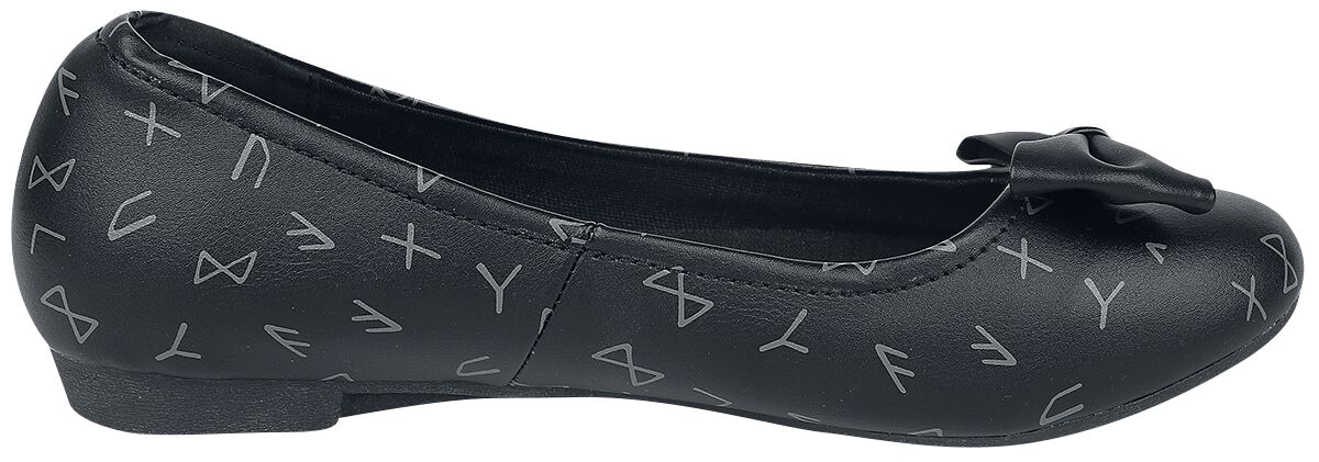 Ballerines avec nœuds & imprimés | Black Premium by EMP Ballerines