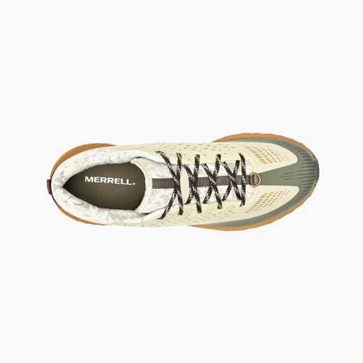 Merrell Agility Peak 5 Sneakers,Oyster/Olive, 46