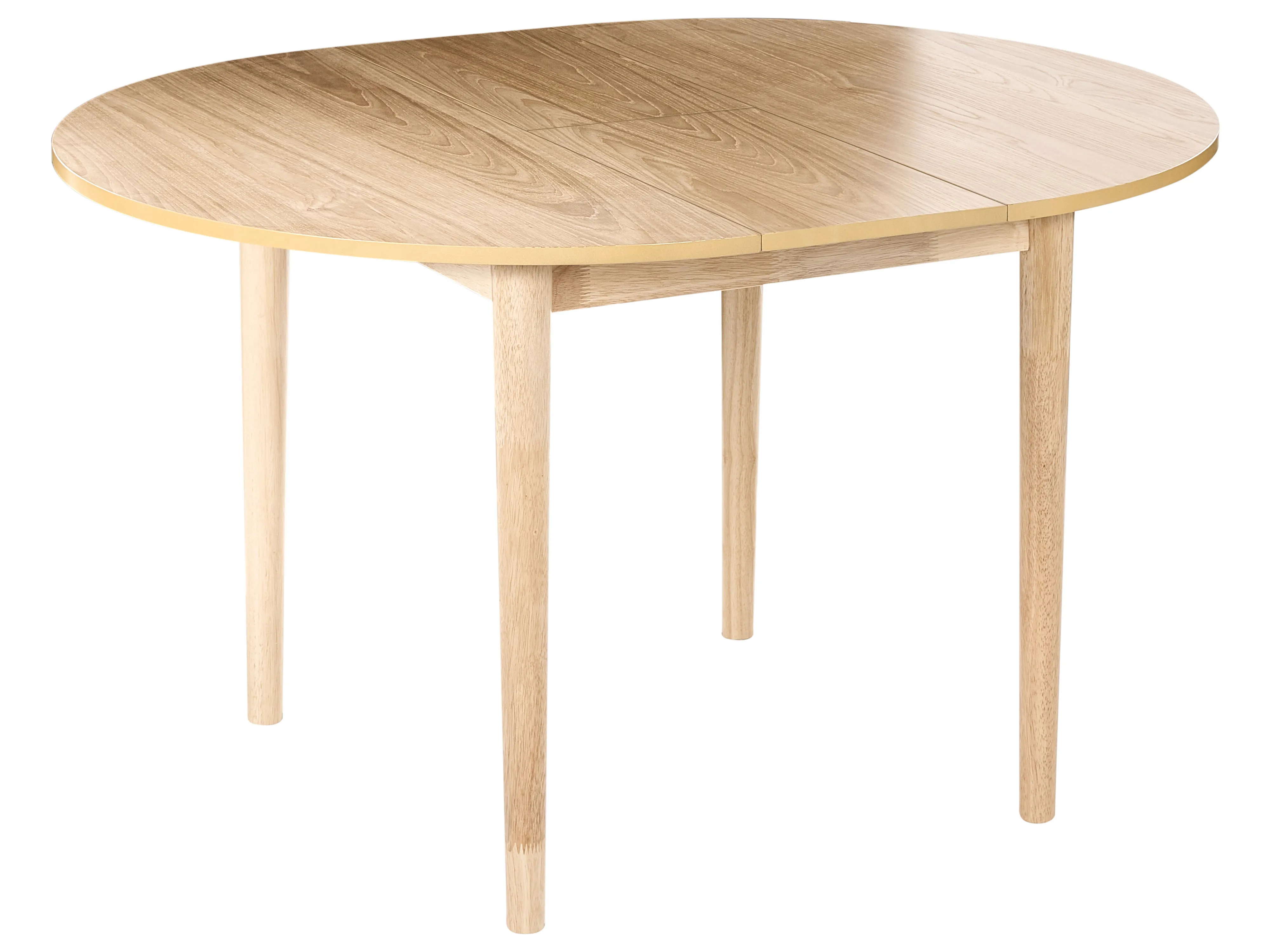 Eettafel uitschuifbaar ECHO Licht eikenhout 107 cm 107/137 cm