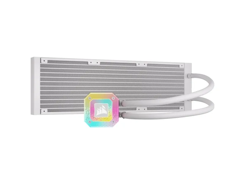CORSAIR iCUE H150i ELITE CAPELLIX XT - Processors flydende kølesystem - Radiatorstørrelse: 360 mm - (for: LGA1700, LGA1200, LGA1150, LGA1151, LGA1155, LGA1156, LGA2011, LGA2066, AM4, sTRX4, sTR4) - 120 mm - hvid