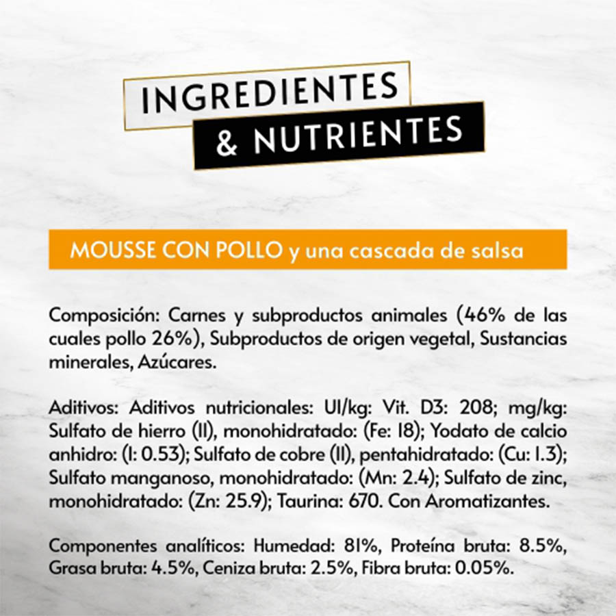 Potes de Mousse de Frango Gourmet Revelations para Gatos