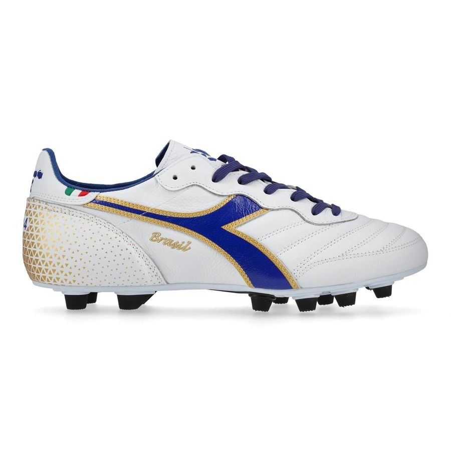 Diadora Brasil Italie OG GR LT  MDPU FG - Blanc/Bleu/Doré