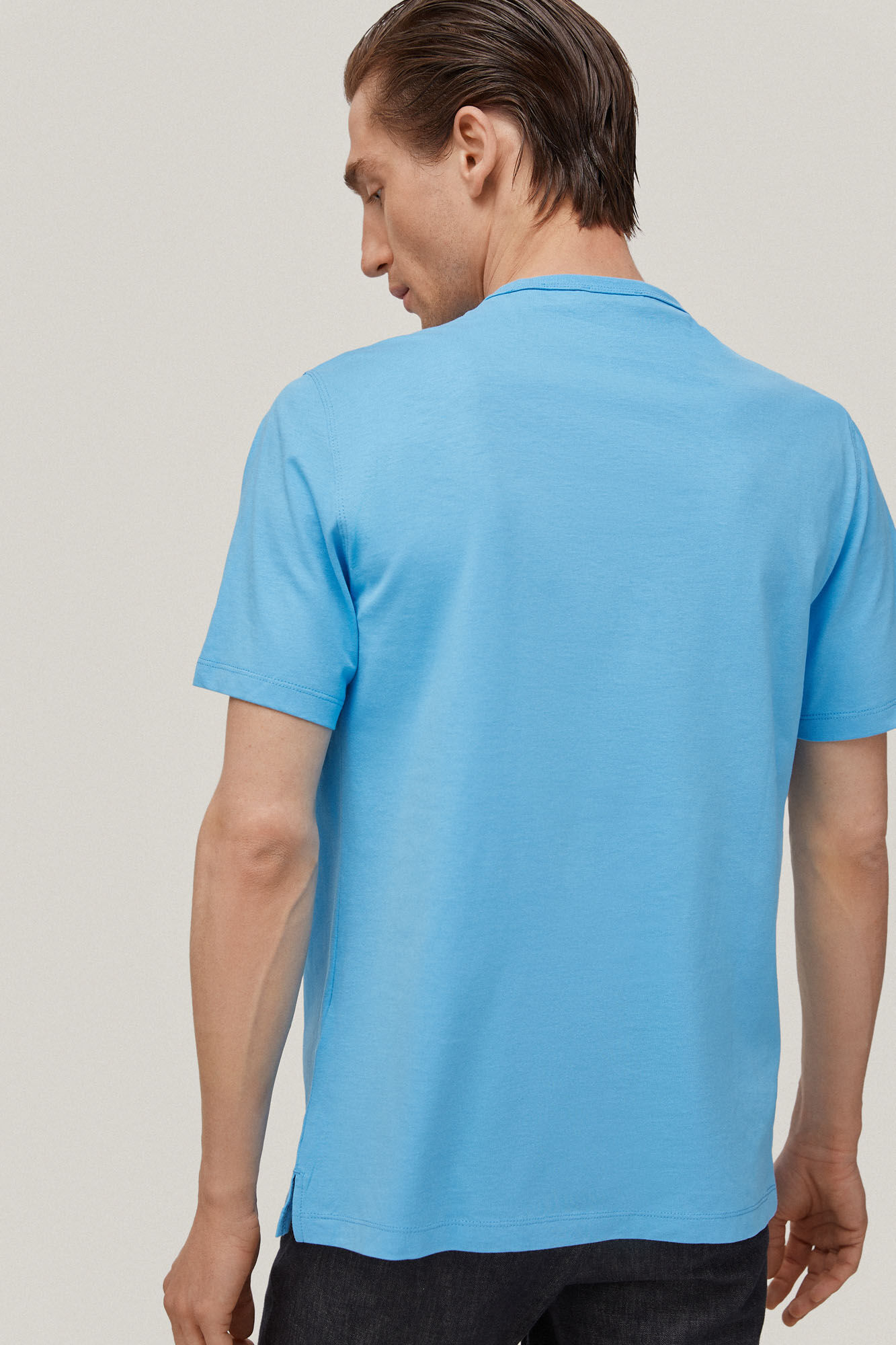 Camiseta com logo grande - Azul