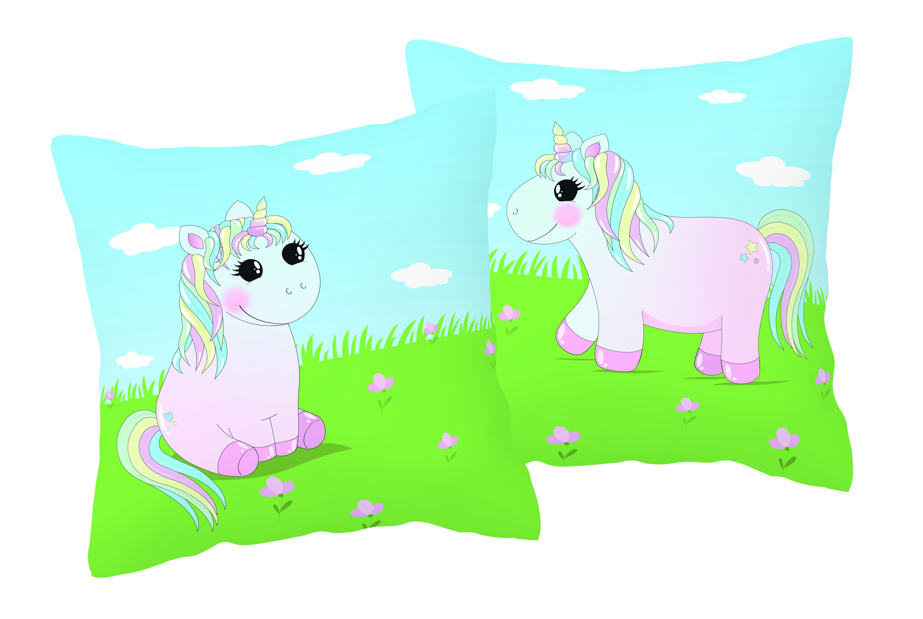 TiCAA Kinder Kissen-Set 