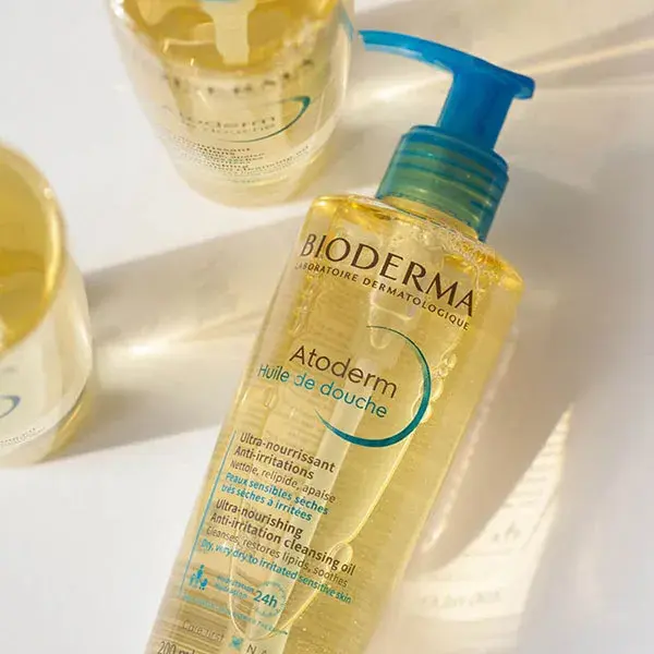 Óleo de Banho Suavizante Bioderma Atoderm para Pele Atópica Muito Seca 200ml