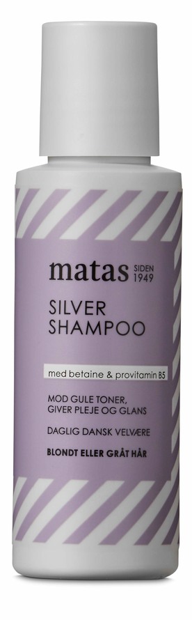 Matas Striber Silver Shampoo til Gråt og Blondt Hår 75 ml