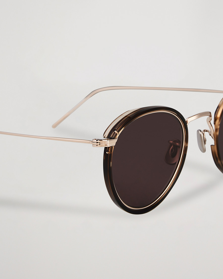 Eyevan 7285 717E Sunglasses Dark Brown
