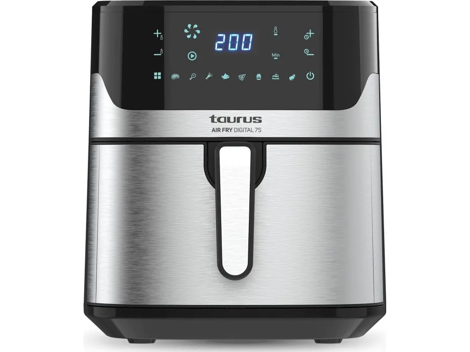 Taurus Air Fry Digital 7S Wall, Varmluftsteger, 6,5 L, 1,3 kg, 80 °C, 200 °C, 60 min.