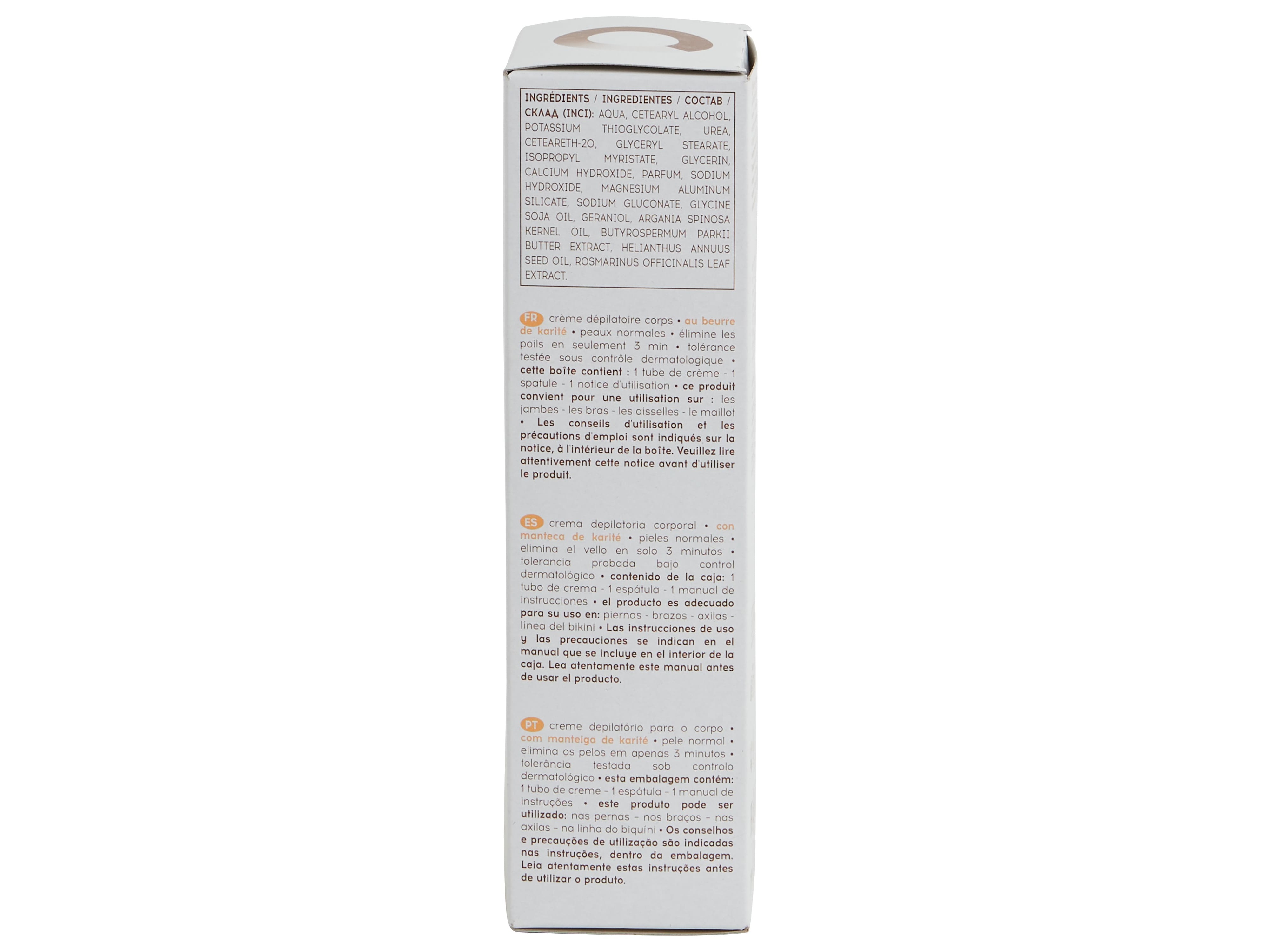 CREME COSMIA DEPILATÓRIO CORPO PELE NORMAL MANTEIGA KARITÉ 200ML
