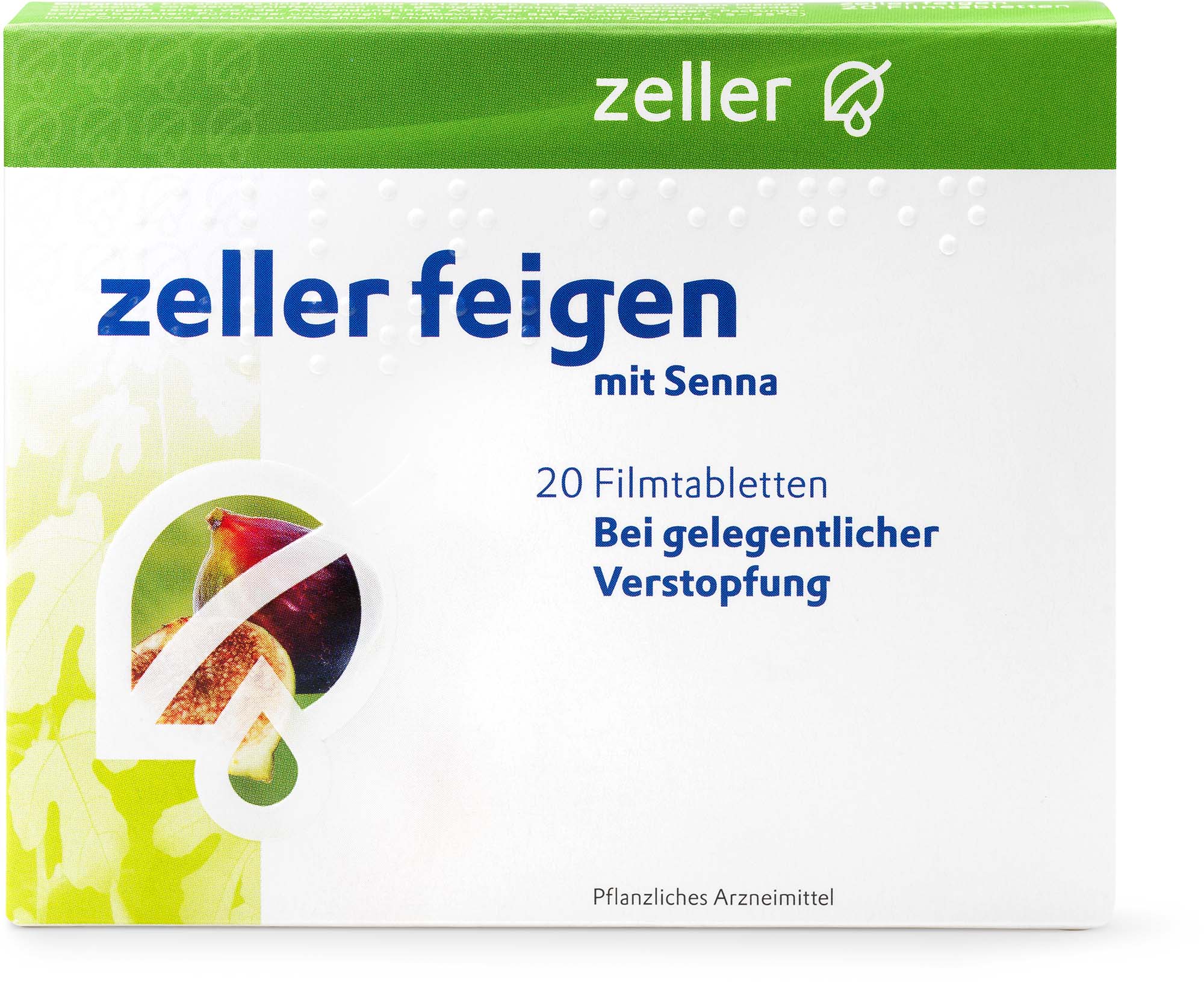 ZELLER feigen mit Senna Filmtabl Blist 20 Stk