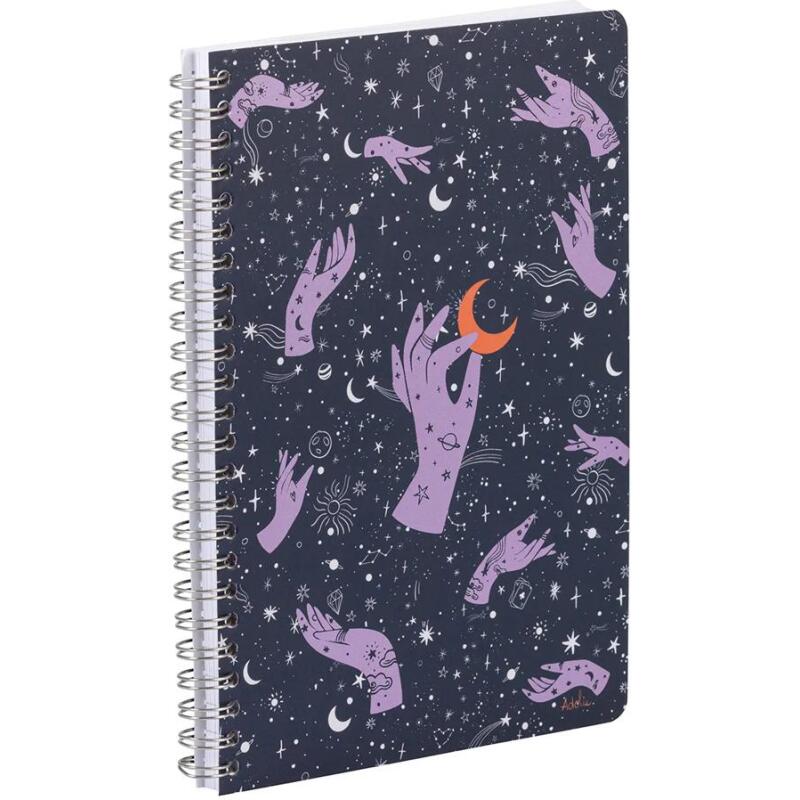Adolie, Carnet reliure intégrale A5 14,8x21cm, 148 pages, ligné, ass.
