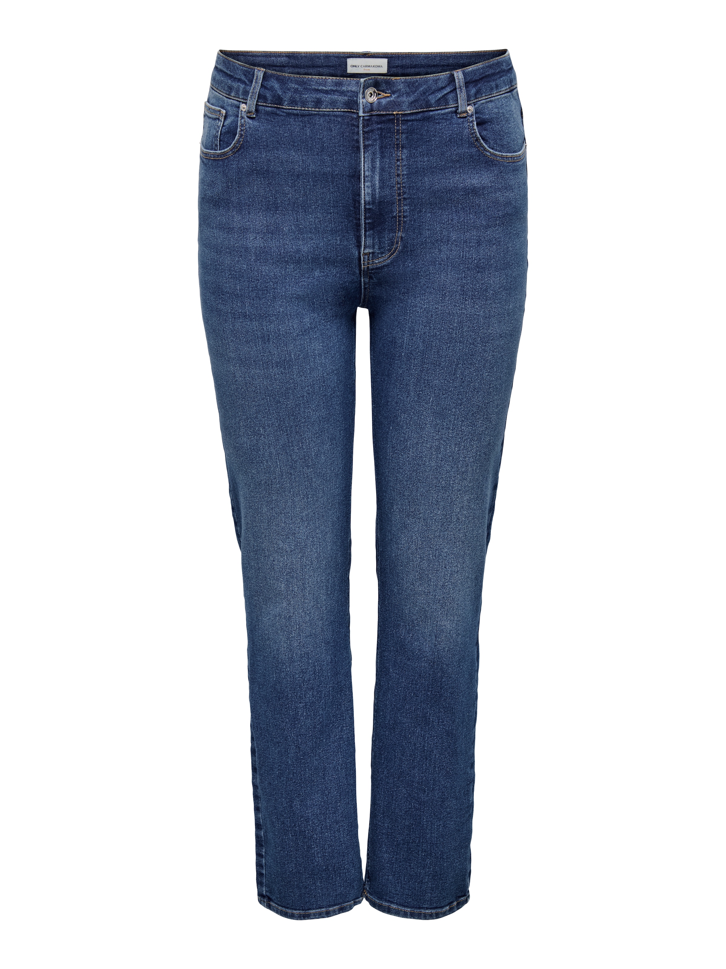 ONLY CARMAKOMA Straight-Jeans »CARCRUZ EX HW STRAIGHT DNM PIMBOX BF«