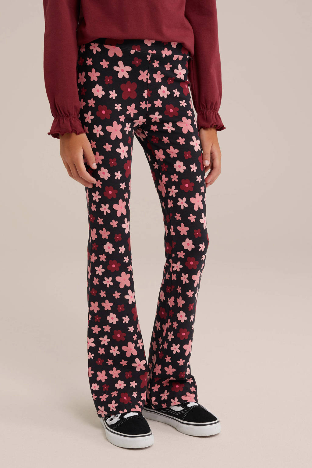 WE Fashion broek met all over print