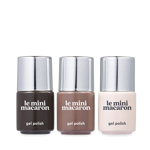 Le Mini Macaron Les Minis Gel Polish Trio Set, Coffee Shop